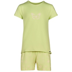 SKINY Mädchen Schlafanzug Set 2 tlg.- Every Night in Skiny, Pyjama kurz, Kinder, Streifen, 140-176 Grün 164