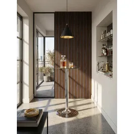 KADIMA DESIGN Bartisch 60 x 105 x 60 cm Silber