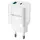 Forever TC-05 GaN PD QC Netzladegerät 1x USB-C 1x USB 33W Handy-Ladegerät Weiß
