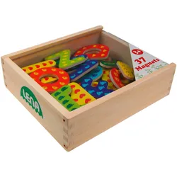 Magnet LENA "Buchstaben", bunt, Magnete, KinderH:4,5cm, H:4,5cm
