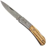 HALLER Damast-Taschenmesser Braun