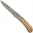 HALLER Damast-Taschenmesser Braun