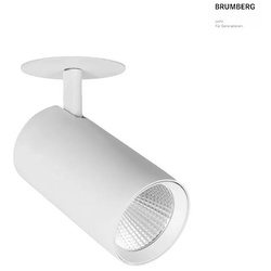 Brumberg LED Halbeinbau-Richtstrahler TRAXX MAXI, 230V AC, 50 Hz, rund, CRI > 90, 30W, 40°, 3000K, 3975lm, weiß BRUM-88804173