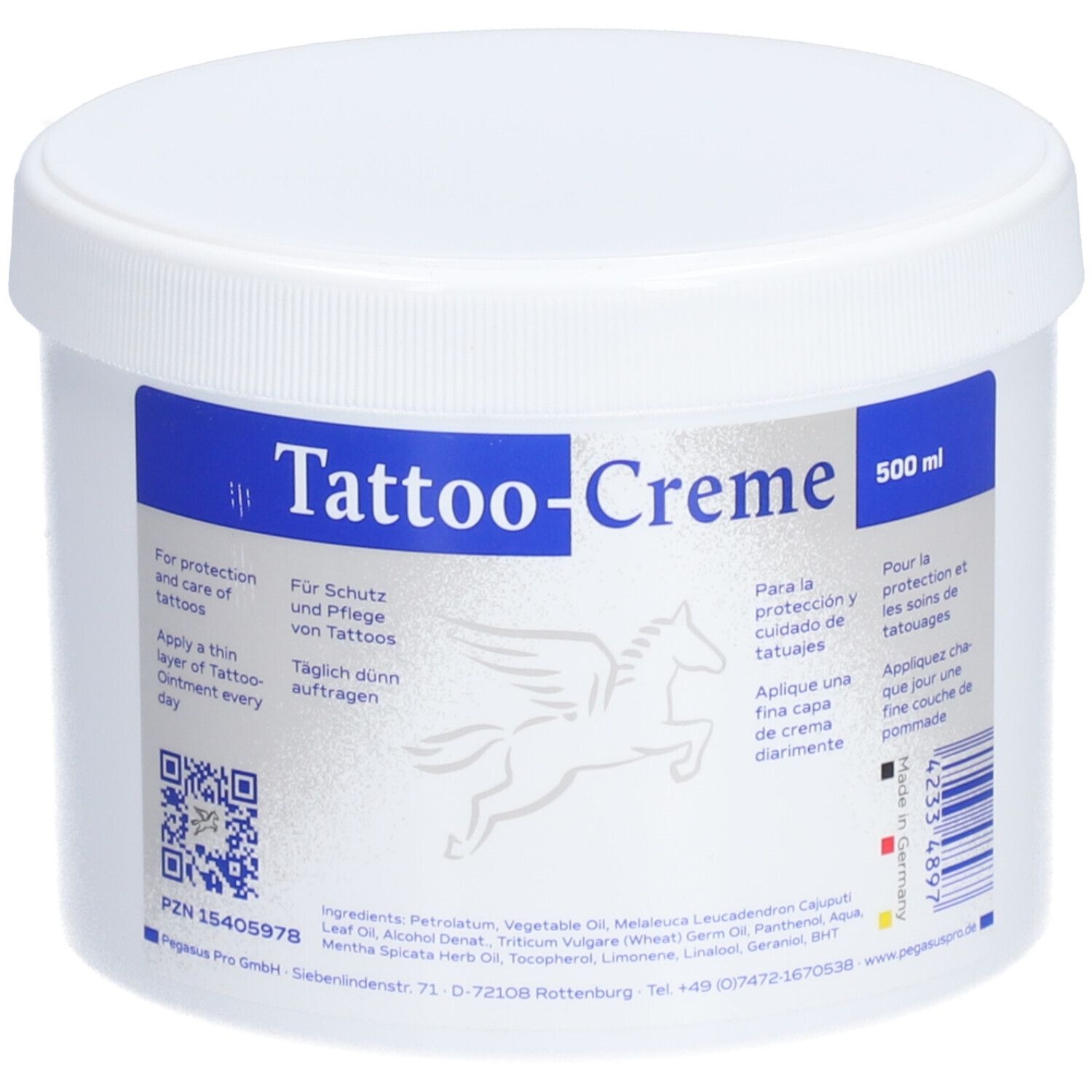 Pegasus Pro Tattoo-Creme