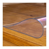 laro Tischdecke Tischfolie Tischdecke Durchsichtig Transparent 2mm weiß 240 cm x 118 cm