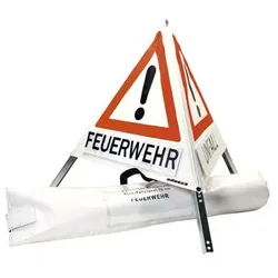 Klett-Faltsignal, 900mm, Tagesleuchtfarbe, ohne