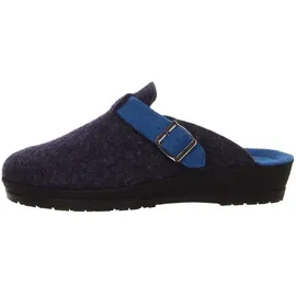ROHDE Damen Pantoffeln Hausschuhe Filz Neustadt-D 2284, Größe:37 EU, Farbe:Blau - Blau - 37
