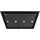 Gurari GCH 791 BL Diamond Deckenhaube 90 cm Schwarz