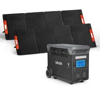 Vevor Powerstation mit 2 Stk. 200 W Solarpanels 3000 W / 3072 Wh
