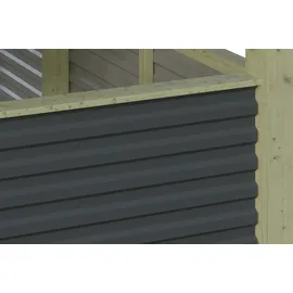 SKANHOLZ Friesland Hybrid Set 14 5,57 x 7,08 m grün inkl. Abstellraum
