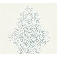 Architects Paper Luxury wallpaper Textiltapete 10,05 m x 0,53 m 319451 blau/weiß