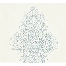 Architects Paper Luxury wallpaper Textiltapete 10,05 m x 0,53 m 319451 blau/weiß