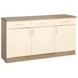 WIHO KÜCHEN Unterschrank »Linz«, 150 cm breit, in Landhaus-Optik, beige
