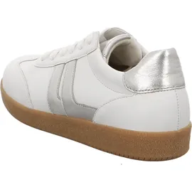 Gabor Sneaker Low Damen Weiß/Silber 39