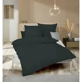 KAEPPEL Fein Biber Uni Anthrazit 155 x 220 cm + 80 x 80 cm