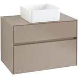 Villeroy & Boch Collaro Waschtischunterschrank | für Aufsatzecken | Breite 800 mm##Für Collaro 4A1840 (D: mm) Ohne .. C03700MS