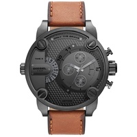 Diesel Herren Quarz-Chronograph Uhr mit Armband LITTLE DADDY DZ7442