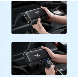 Baseus Multifunktionaler Jumpstarter BS-CH013: 600A 6000mAh Powerbank Kompressor / / Schwarz