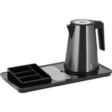 Royal Catering Wasserkocher - Kaffee- und Teestation 1,2 L 1800 W Edelstahl schwarz -