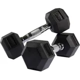 Hexa Hantelset - Kurzhantel - Pro Satz - 1 bis 30 kg Einheitsfarbe 2x4 kg
