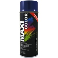 Maxi Color NEW QUALITY Sprühlack Lackspray Glanz 400ml Universelle spray Nitro-zellulose Farbe Sprühlack schnell trocknender Sprühfarbe (RAL 5022 Nachtblau glänzend)