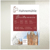 Hahnemühle Britannia Aquarellblock, mattes naturweißes Aquarellpapier, 300 g/m2, 30 Blatt, 40 x 40 cm