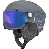 Bollé V-Ryft Pure Helm Mit Visier - Grey Matte - L