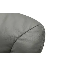 HIMOLLA Sessel 7706 Leder 101 x 112 x 101 cm Grau elektrisch