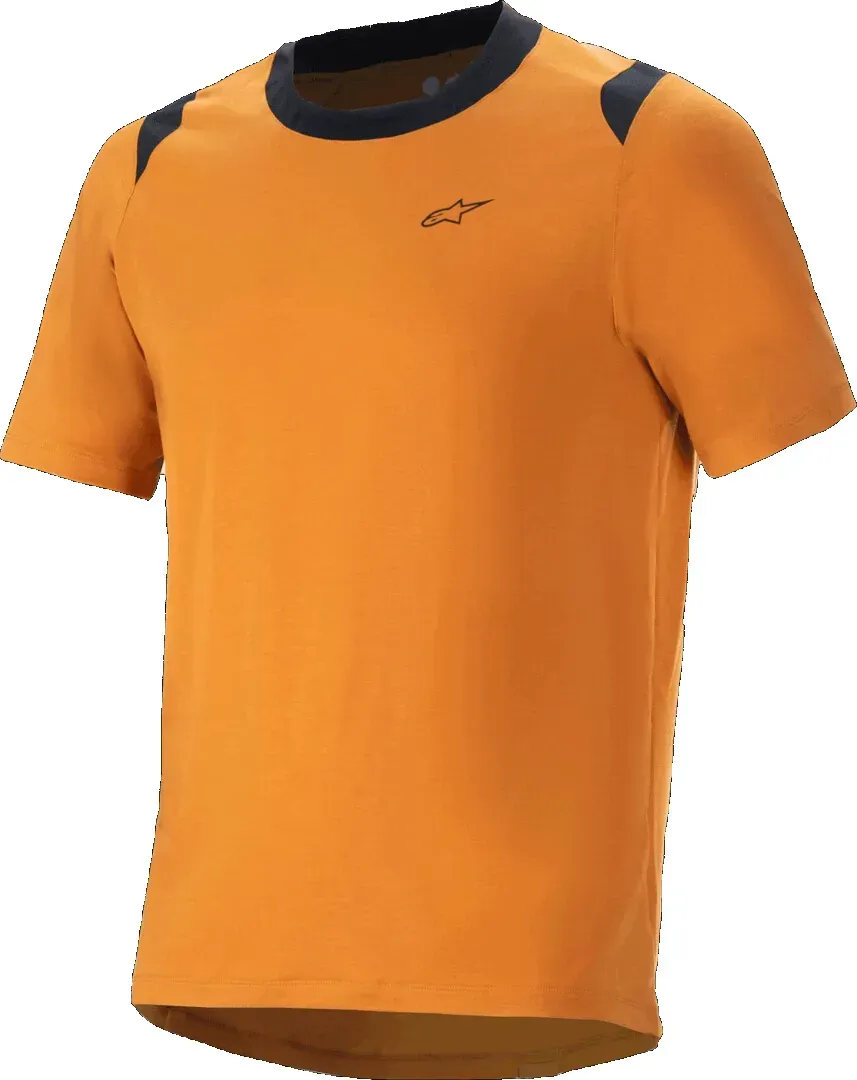 Alpinestars A-Dura Dri Wool Fietsshirt met korte mouwen, goud, S Voorman