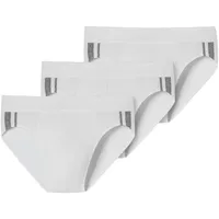 SCHIESSER 95/5 Rio-Slips Organic Cotton Streifen 3er Pack weiß M 3er Pack