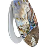 Primaster WC-Sitz mit Absenkautomatik Neapel Weiß