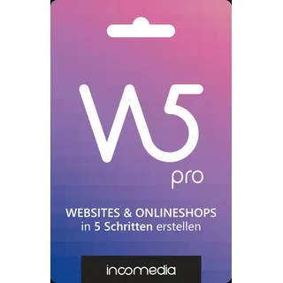 Incomedia WebSite X5 PRO Websites u Shops 2026 Dauerlizenz 2PC DEUTSCH Keycard DHL