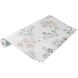 Art for the home Superfresco Easy - Vliestapete Blumen - Grün/Grau - 10m x 52cm
