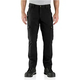CARHARTT Relaxed Ripstop Cargo Work Hose Schwarz 30 32