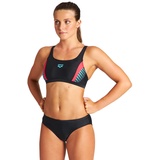 Arena Damen W Threefold Two Pieces R Bikini Black-black-anguria, 36