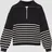 s.Oliver Strickpullover mit hohem Troyer-Kragen Schwarz 170/176