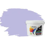 RyFo Colors Fassadenfarbe Silikonharz Fassadenfarbe Flieder 3l, 1 L ca. 6 m2, Wasserabweisend, diffusionsfähig, schützt vor Schmutz, Algen, Pilzen blau