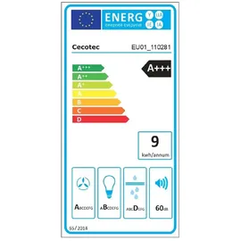 Cecotec Bolero Flux TLT 604000 Teleskopische Dunstabzugshaube 60 cm Silber