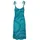 s.Oliver Strandkleid Damen Ethno-Stil Grün/Petrol 34