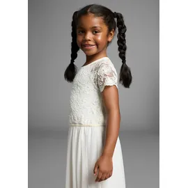 Kidsworld Jerseykleid in creme-weiß | Gr.: 116/122
