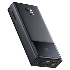 Baseus Star-Lord Power Bank 20000mAh 65W Schwarzes Display Schnell USB-C Multi-Gerät