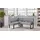 OTTO home Home affaire Eckbank Oliver, mit Metallgestell, grau Sitzbänke, 51754928-0