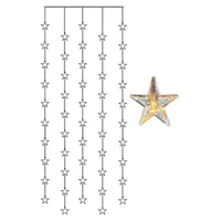 Star Trading Lichtervorhang LED 3 m Warmweiß Transparent