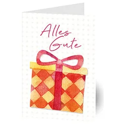 LUMA Geburtstagskarte Handmade Geschenk DIN B6