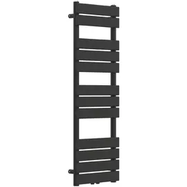 neu.haus Handtuchheizkörper Voss 1200 x 400 mm 528 W schwarz Mittelventil
