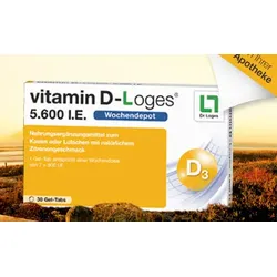 Vitamin D Loges Kautabletten 5.600 I.E. 15 Stück