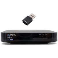 Anadol Streaming-Box IP8 4K UHD mit 300 MBit/s WLAN Stick
