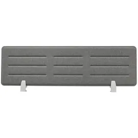 Svita Sichtschutz Trennwand 118 x 34 cm Grau Textil