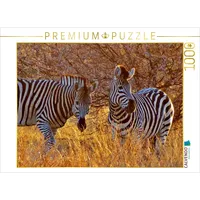 Calvendo Puzzle Zebras im Morgenlicht - morgendliche Safai 1000