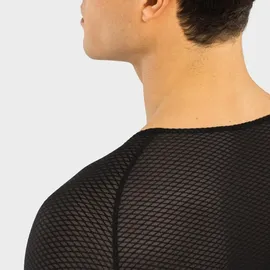 Siroko Kurzarm Radsport-Baselayer Ultrablack Schwarz S